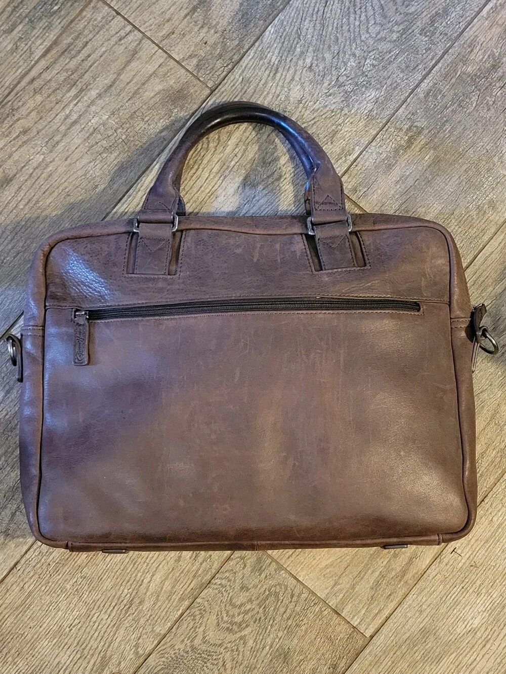 Gerard Henon France Signe Le Cuir Bag Briefcase Commuter Messenger Carry On